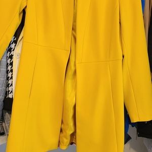 Zara mustard yellow coat/blazer